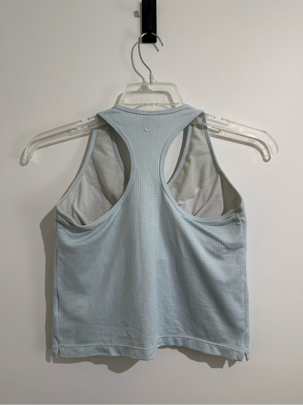Nike Dri-FIT Blue Mesh Racerback Tank Top Small